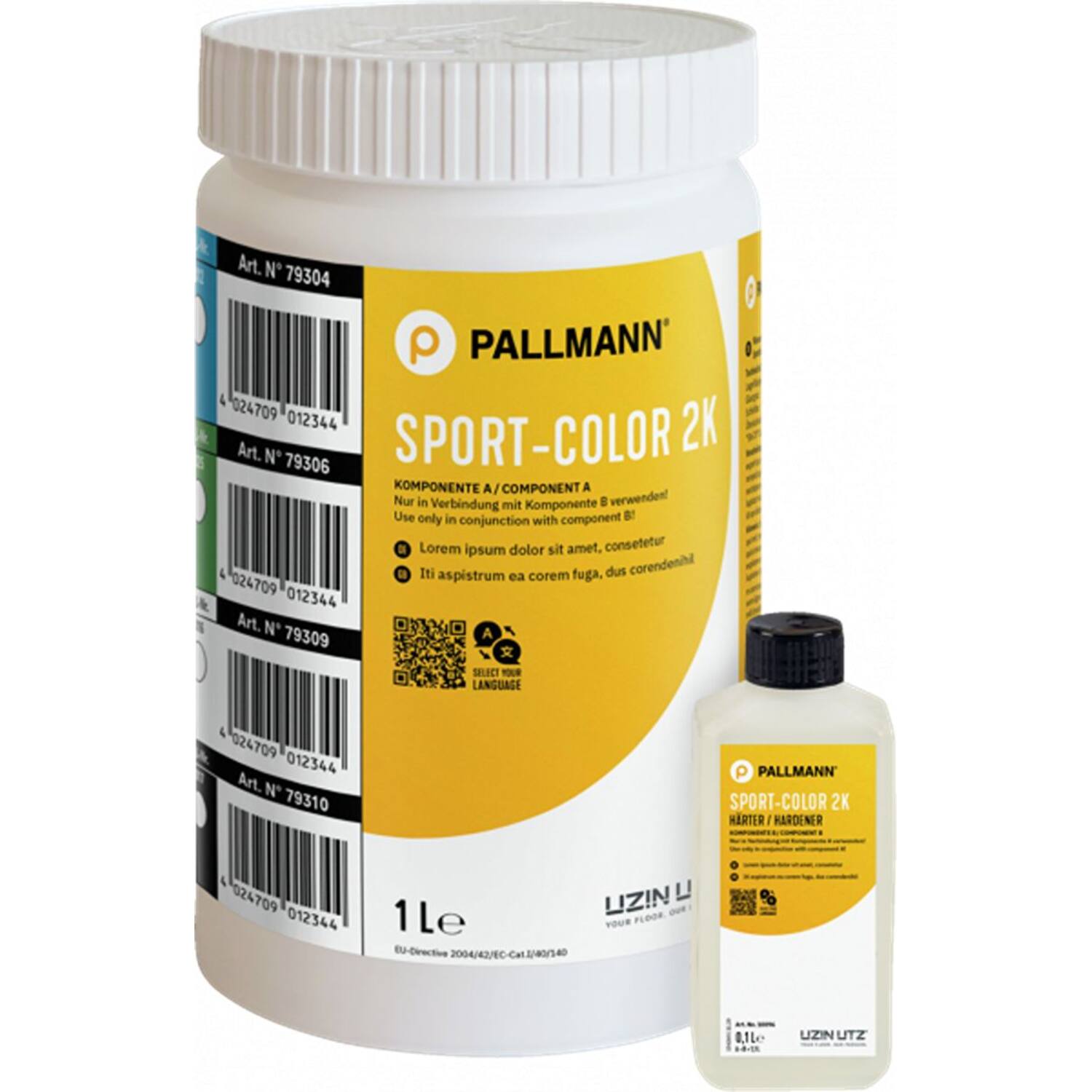 PALLMANN Pall-X Sport color 2 1018 Zinkgeel 1,1ltr